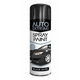 Auto Extreme Black Satin Spray Paint 250ml Spray Paint